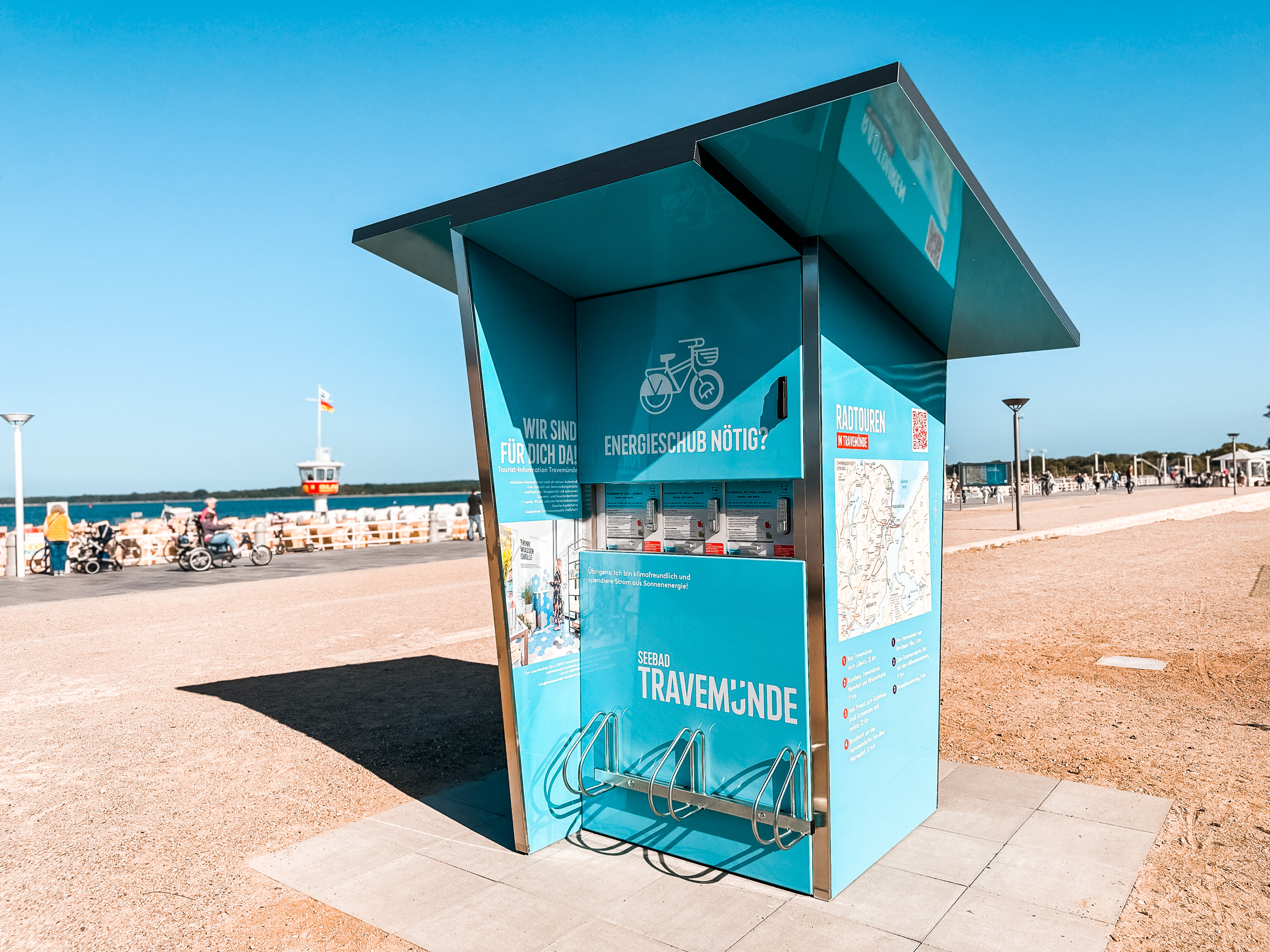 e-Ladestation Fahrrad Strandpromenade